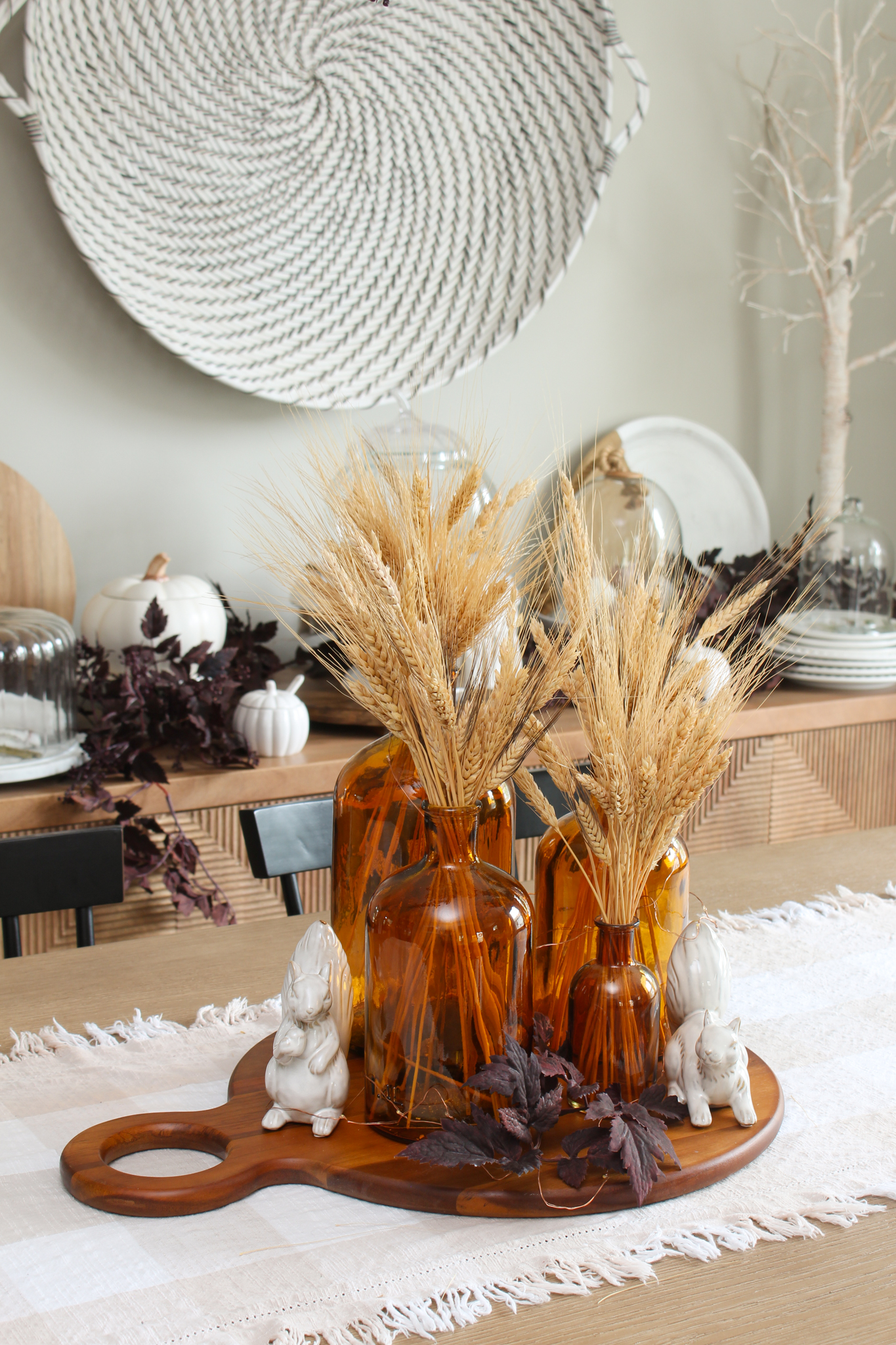 Modern Fall/Winter2020 Dining Room Centerpiece