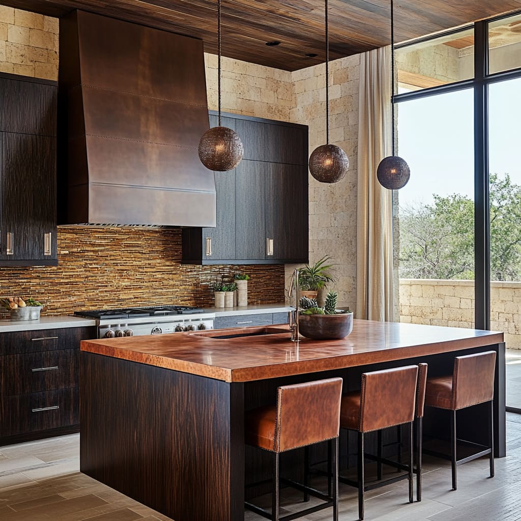 Modern Rustic Kitchen Design with Brutal Industrial Elements