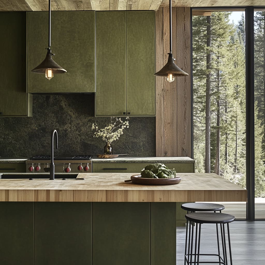 Modern Rustic Kitchen Design with Brutal Industrial Elements