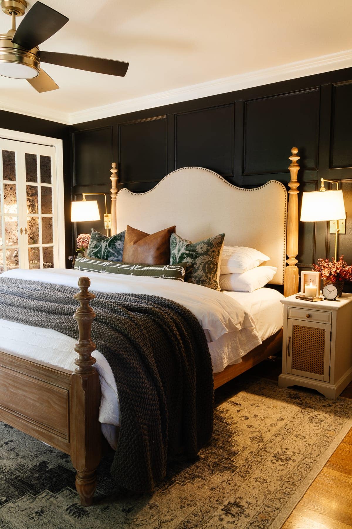 Modern Traditional Fall Bedroom - Bless'er House