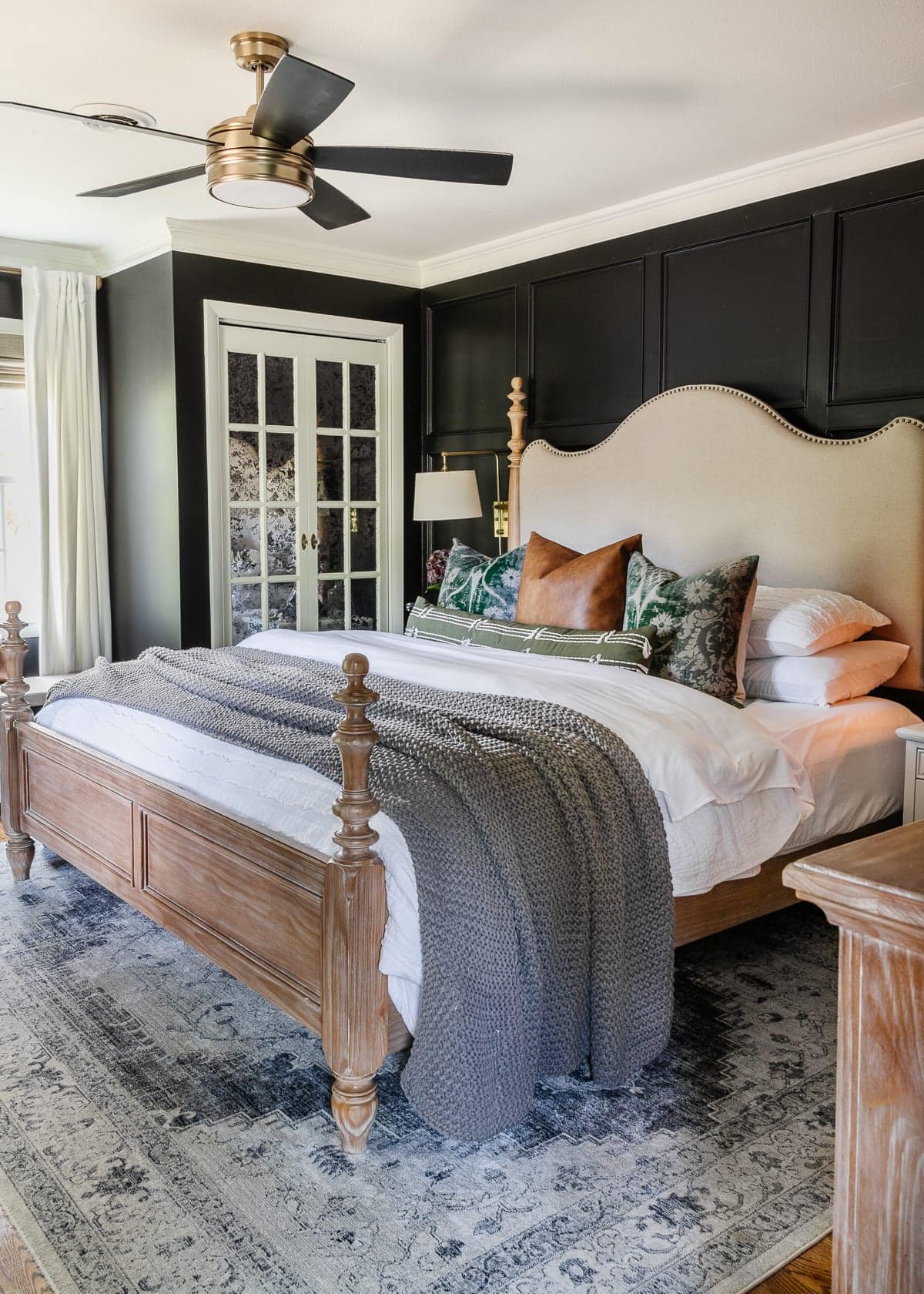 Modern Traditional Fall Bedroom - Bless'er House