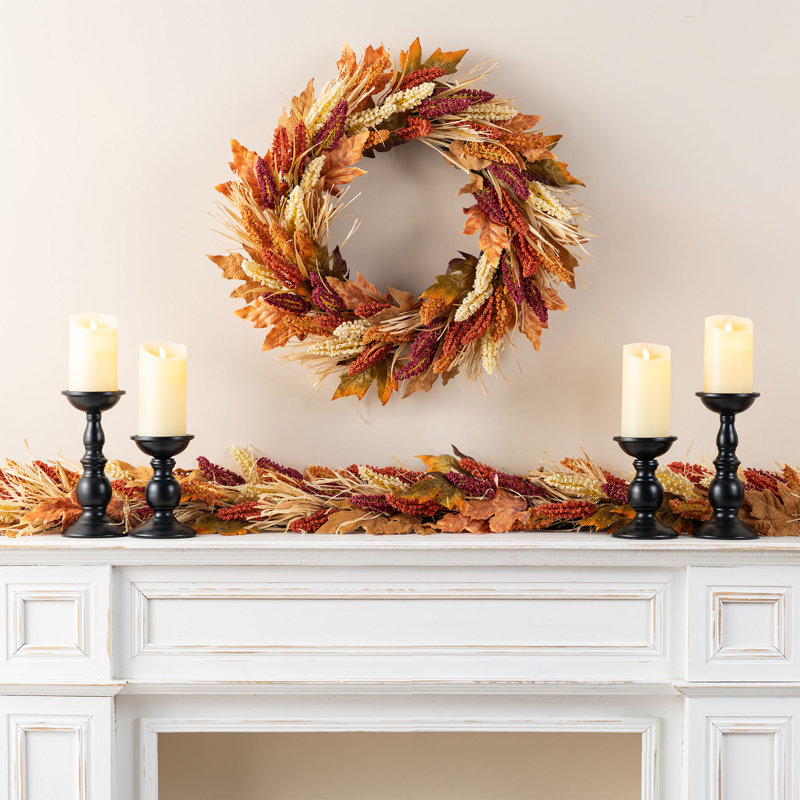 Ophelia & Co. 72'L Fall Multi-Colored Sorghum Garland & Reviews | AllModern