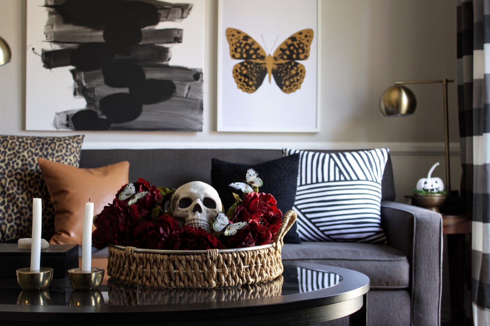 Oscar Bravo Home: What's On My Coffee Table - Gothic Style Halloween Centerpiece