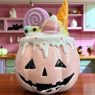 Pink Ceramic Pumpkins Extra Large Velvet Pumpkin Pink