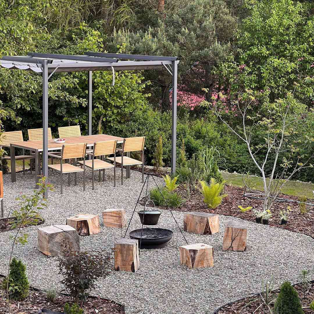 Pit Seating Ideas Stone Fire Pit Bench 30 Rustic Fire Pit Ideas For A Cozy Backyard (