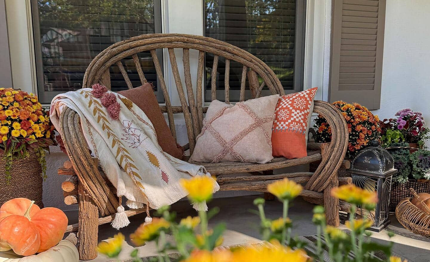 Porch Decor Cheap Fall Outdoor Pillows Fall Porch Decor: The Easiest Way To Get A Picture-