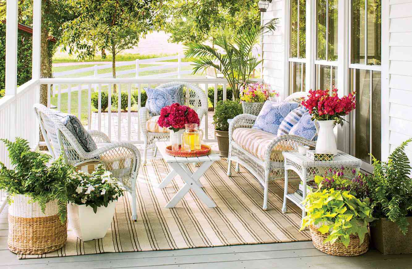 Porch Decorating Ideas Front Porch Couch Cozy Fall Porch Decor To Get Your Home Ready For