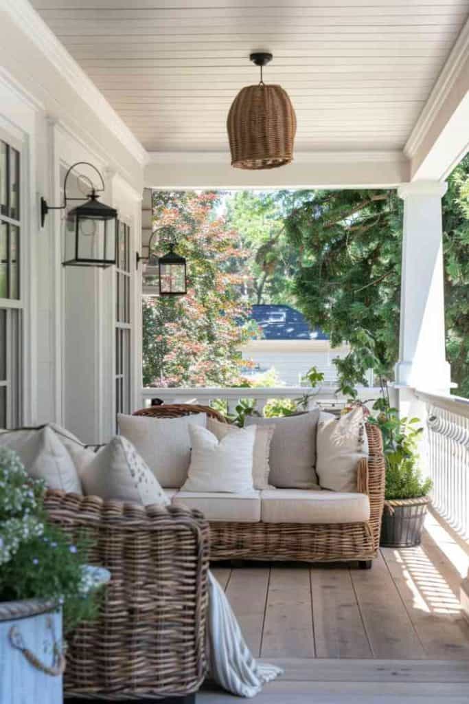 Porch Decorating Ideas Front Porch Couch Cozy Fall Porch Decor To Get Your Home Ready For