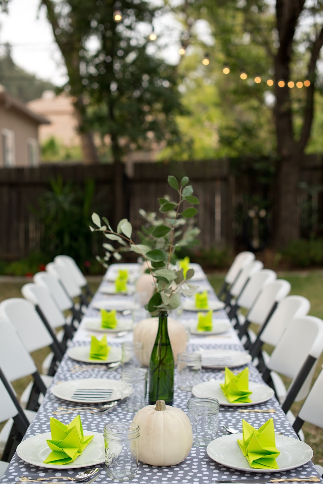 Pumpkins and Greens: A Fall Backyard Dinner Party — Domestic Fashionista