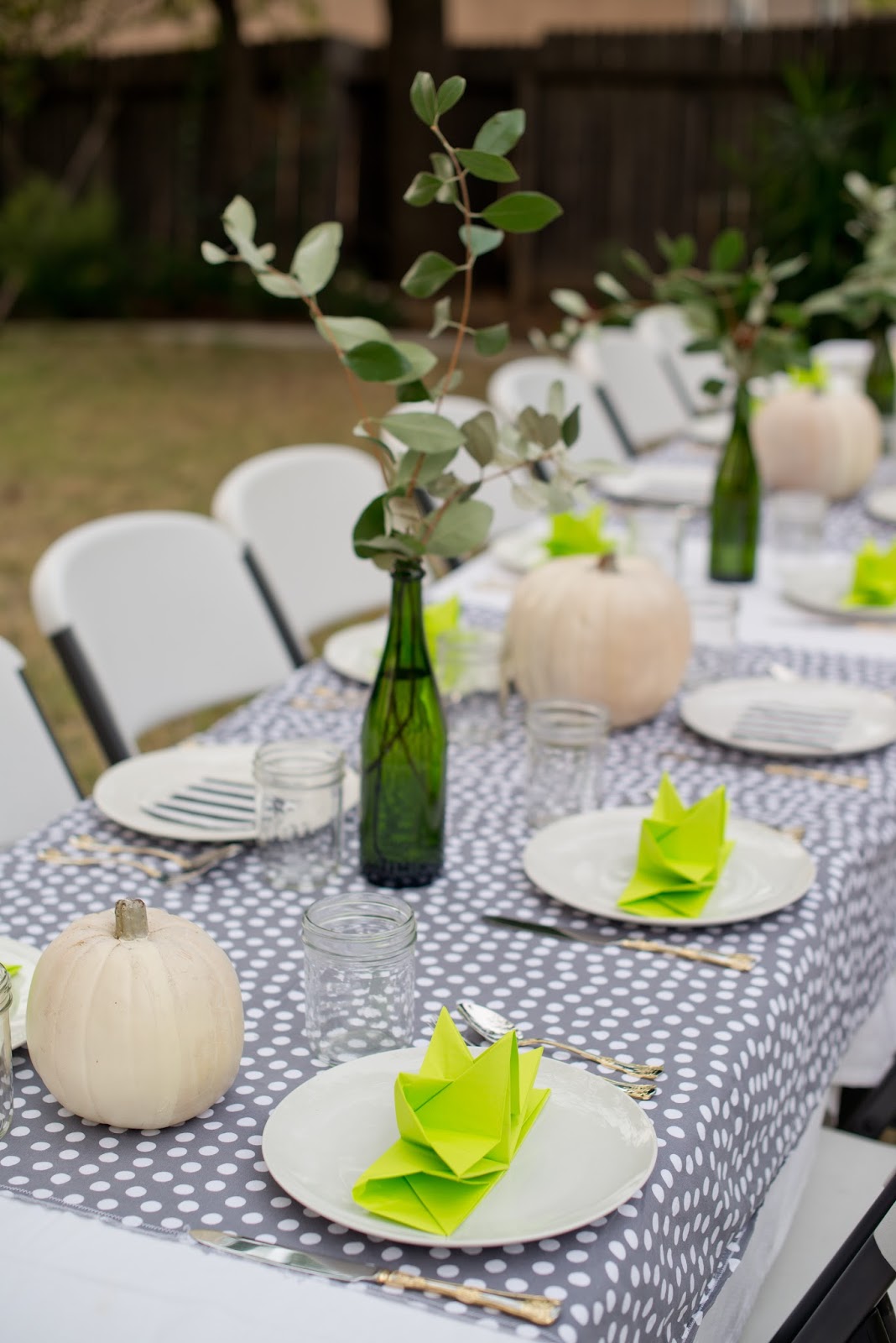 Pumpkins and Greens: A Fall Backyard Dinner Party — Domestic Fashionista