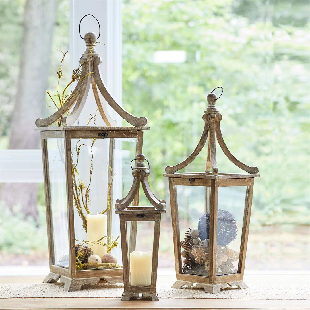 Rustic Candle Lantern Rustic Woodland Mango Wood And Bark House Candle Holder Lantern Langs Design 24