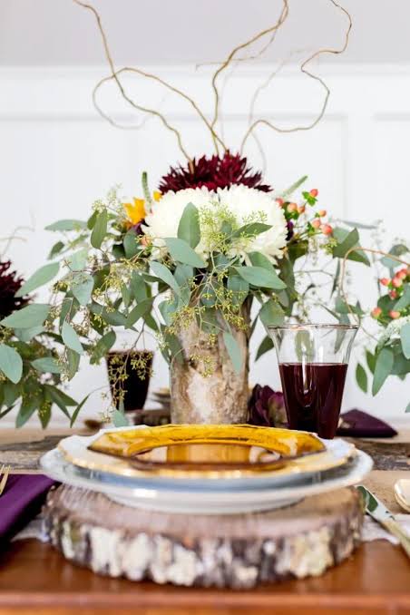 Rustic + Refined: Set a Stunning Fall or Winter Table Setting | HGTV
