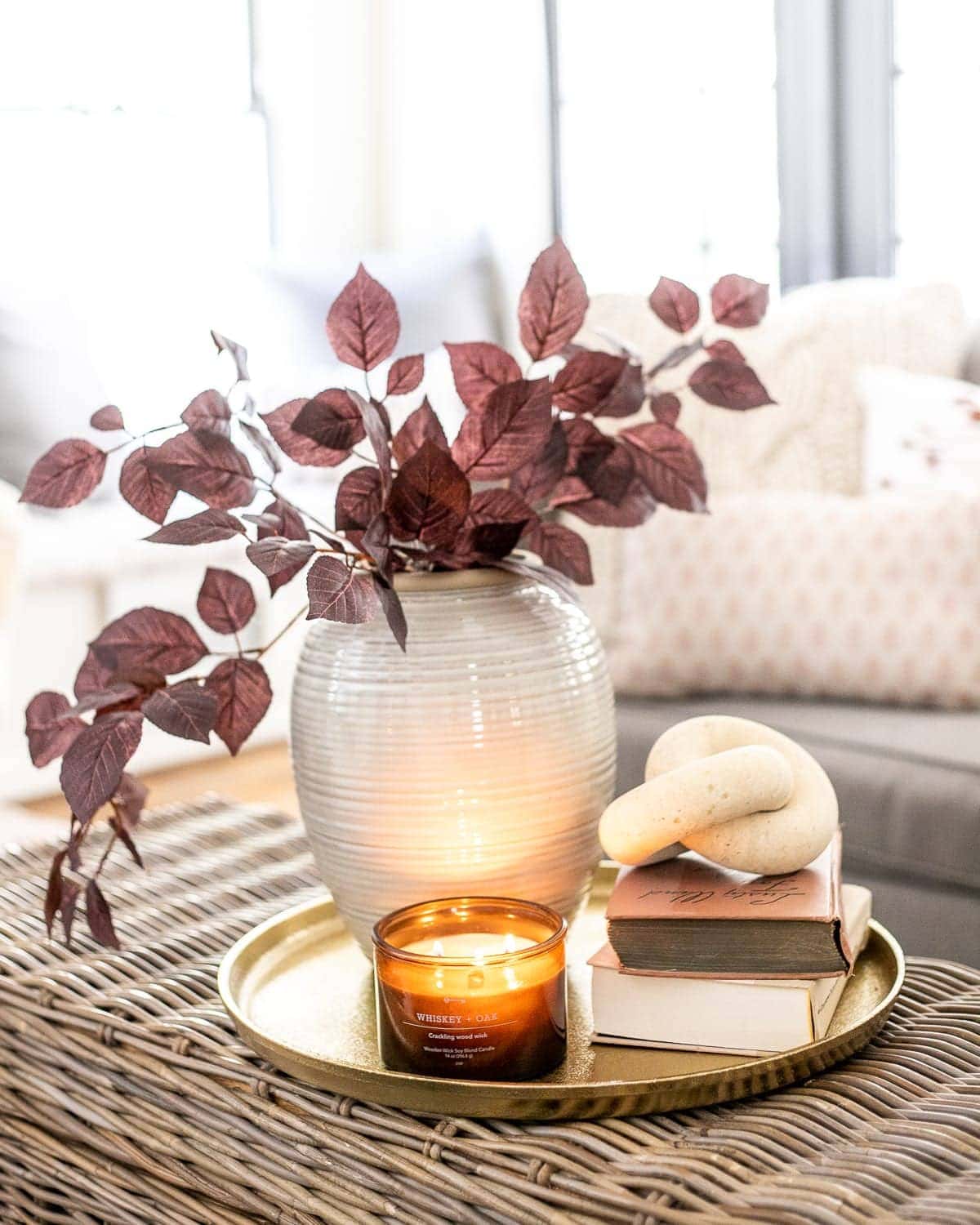 Simple DIY Fall Centerpiece Ideas + the Best Fall Branches - Bless'er House