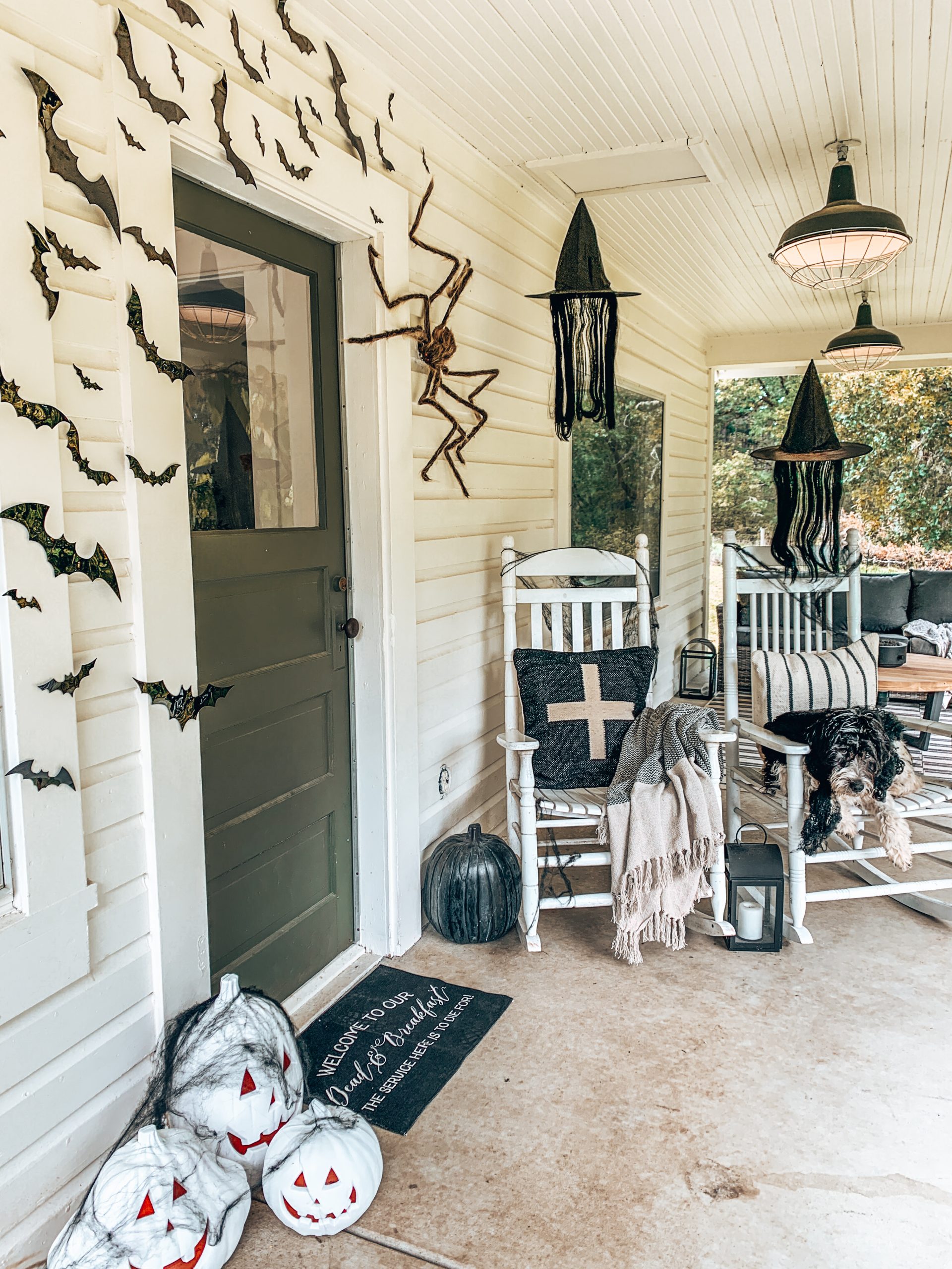 Southern Gothic Porch Decor