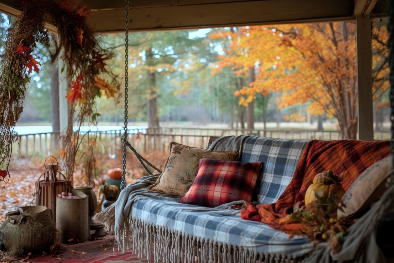 Stunning Outdoor Fall Scenes: Before the Transition to Christmas