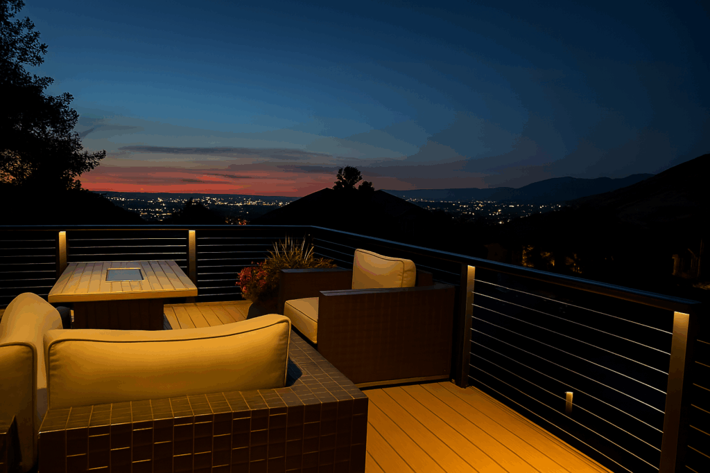 Transform Your Outdoor Spaces for Fall Gatherings – Cozy Patios, Firepit Lighting, and Warm Tones | Landscape Lighting Pro