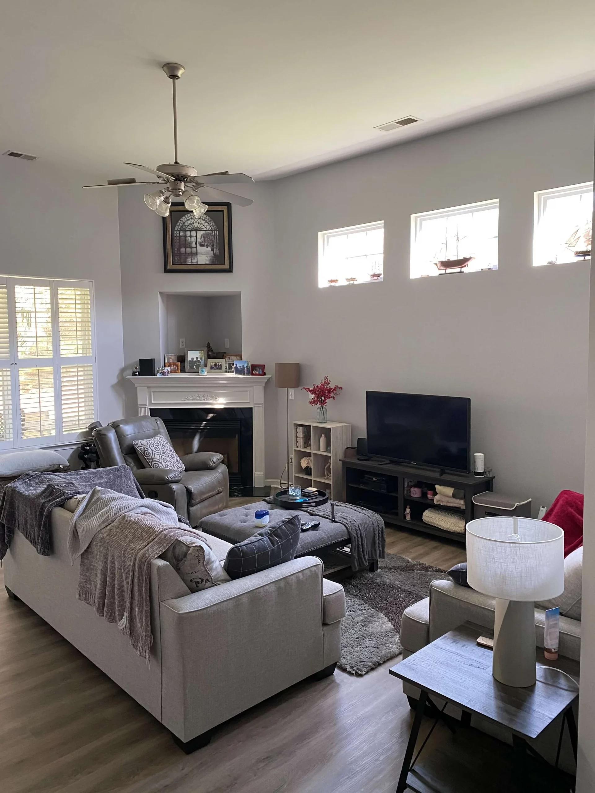 TV And Fireplace Wall Dilemma Solved! — DESIGNED