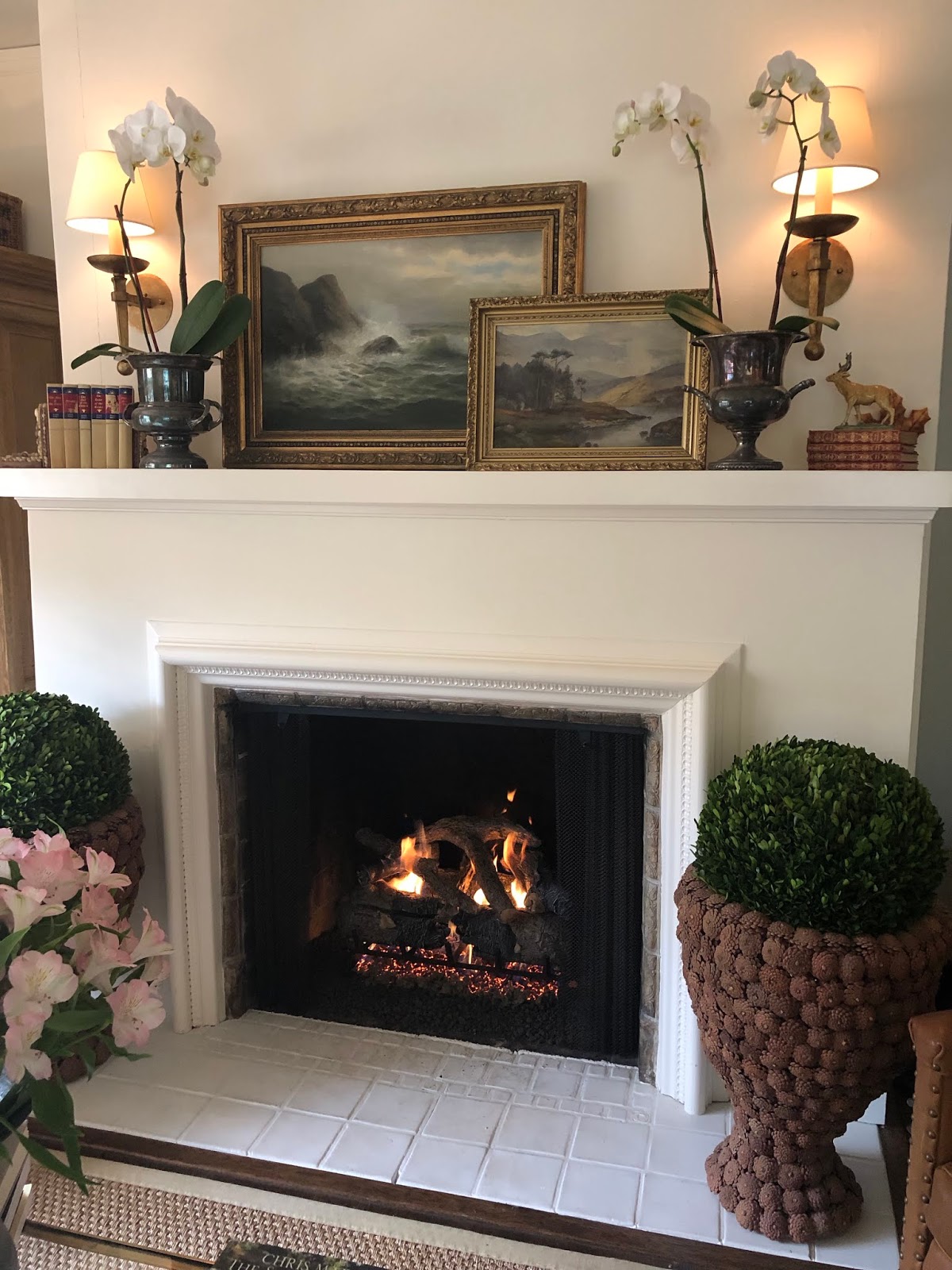 vignette design: Converting From Wood to Gas Fireplace