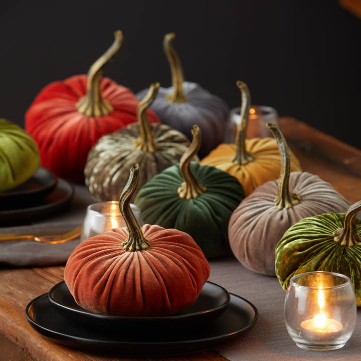 Wholesale velvet pumpkins for your store