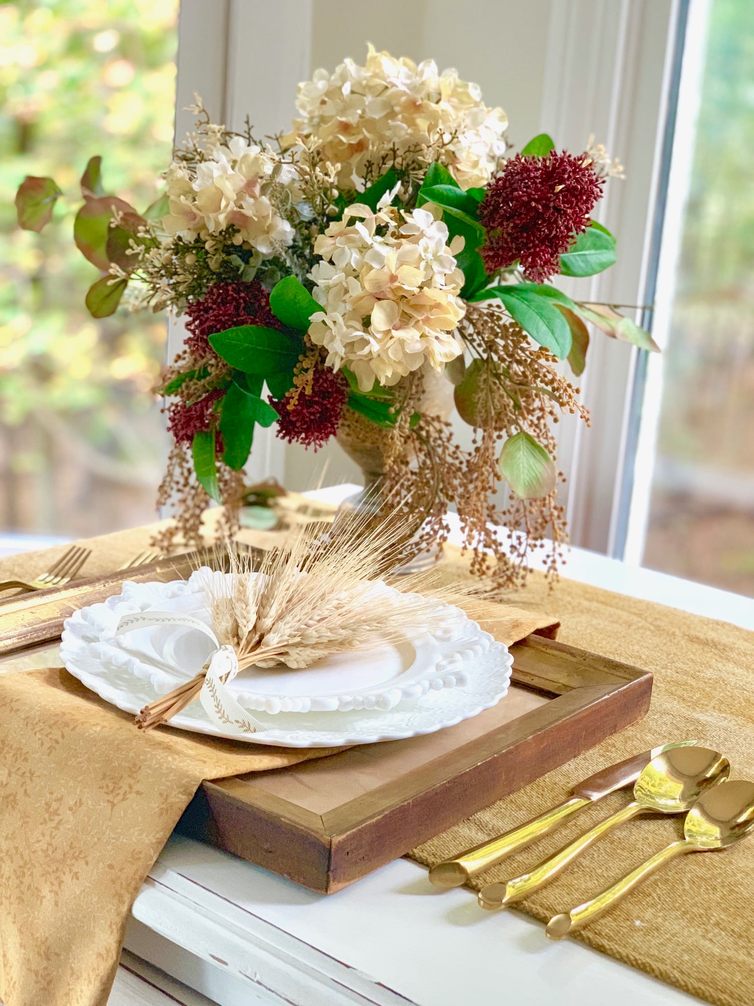 7 Beautiful Wheat Decor Ideas for Fall - Celebrated Nest