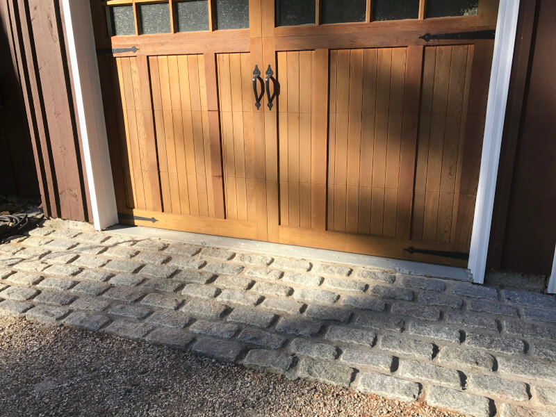 Belgium Block Driveway Apron - The Green Machine