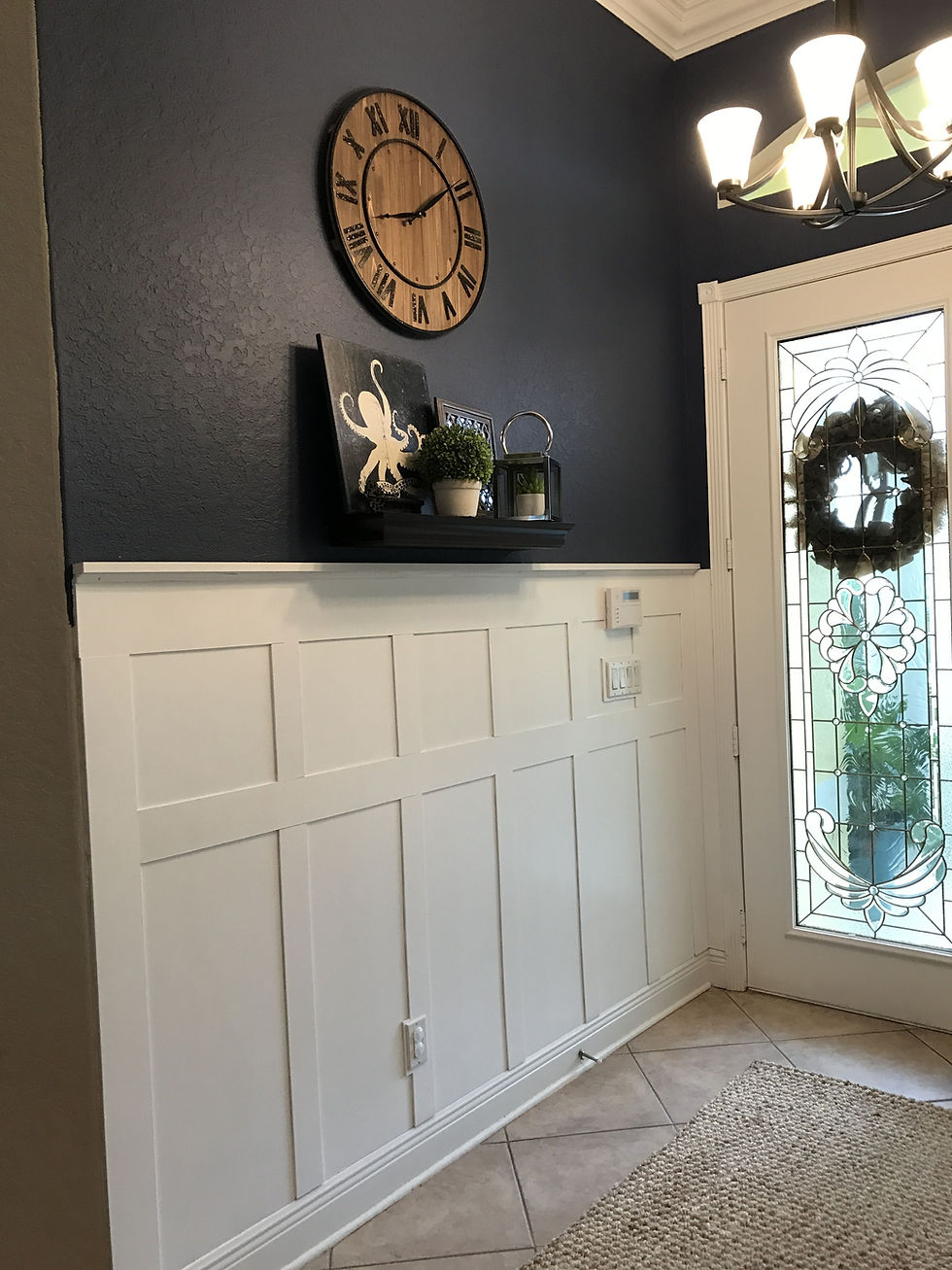 Board and Batten: Learn to use basic millwork to bring your room to life with a board and batten accent wall.