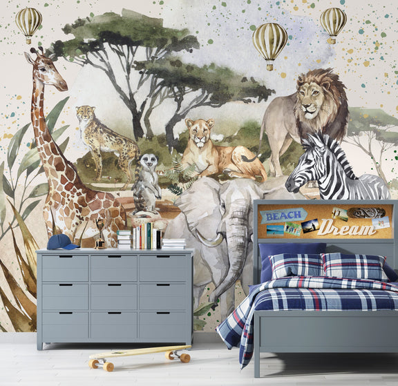 Boho Safari Wall Mural – MiMA Interiors