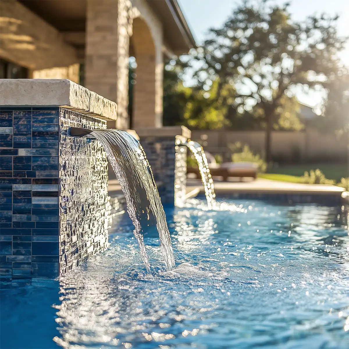 Custom Features - Atlantic Pools & Spas