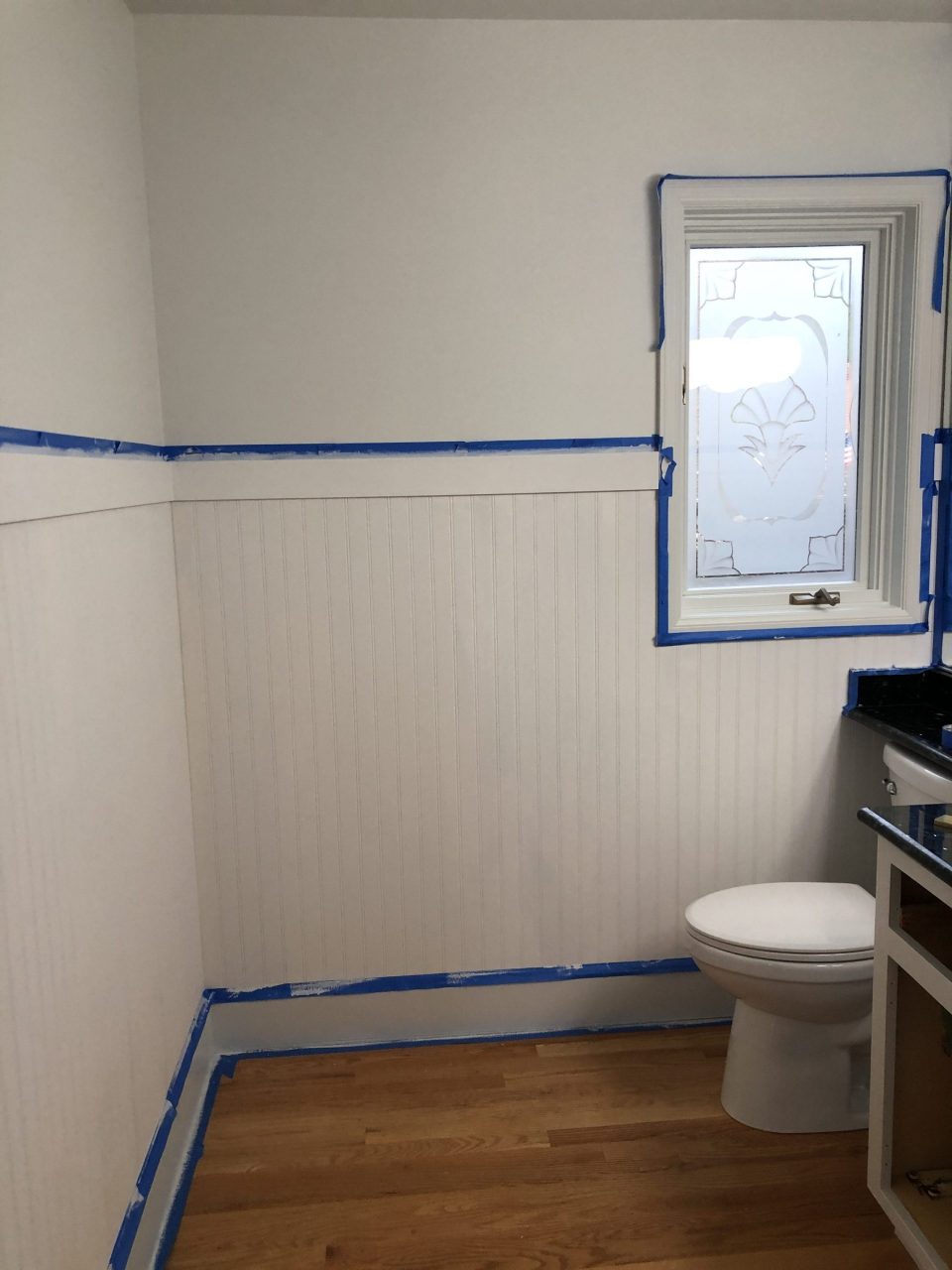 DIY Beadboard Wall - Anita Yokota