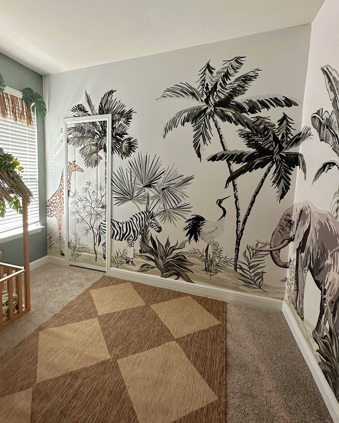 Jungle Safari Wall Mural