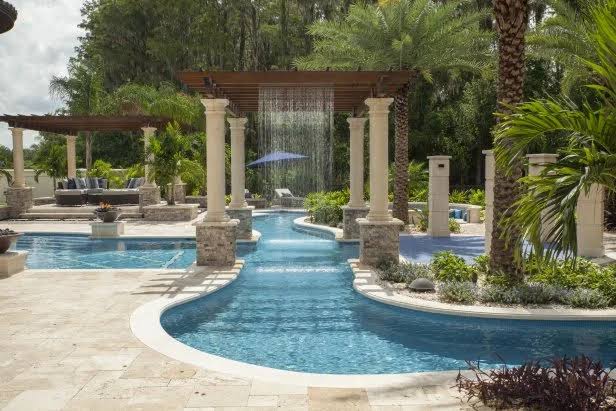 Luxury Home With Lazy River and Waterfalls | HGTV