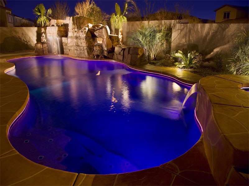 Pool Lighting - A Plus Pools - Oregon's Pool Professionals