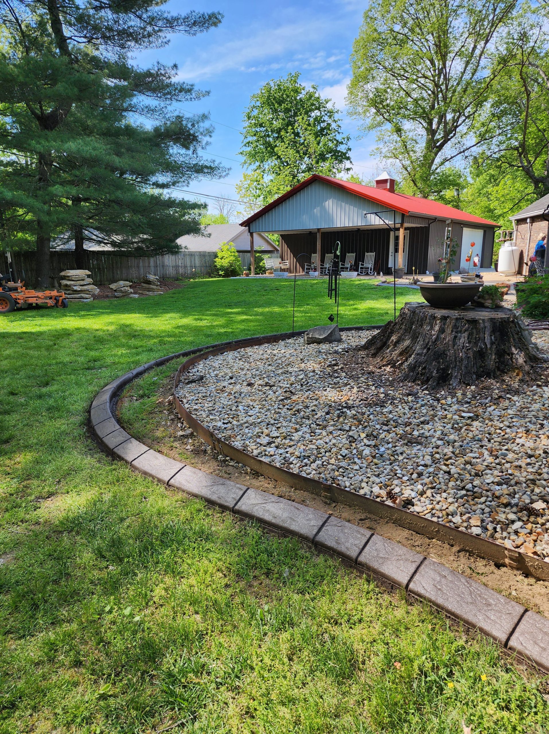 Stamped Landscape Borders | Indianapolis Best Landscape