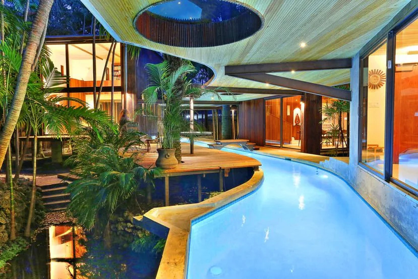 This Miami House Has an Actual Lazy River Running Through It