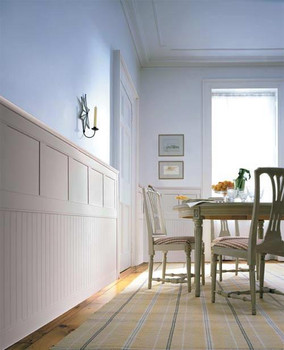 Two tiered Beadboard Wainscot | Classic Cottage Wainscoting