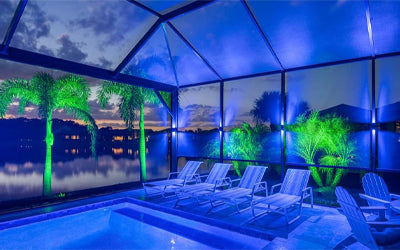 Up The Cool Factor With These Pool Enclosure Lighting Trends - Haven Lighting