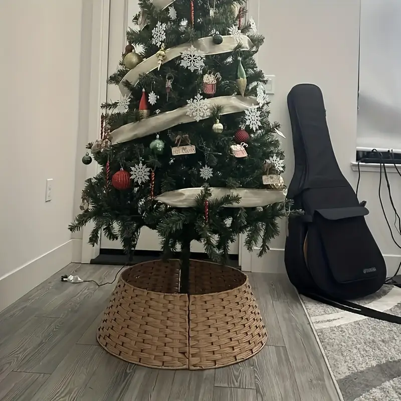 1 rattan christmas tree skirt no - Temu Bahrain