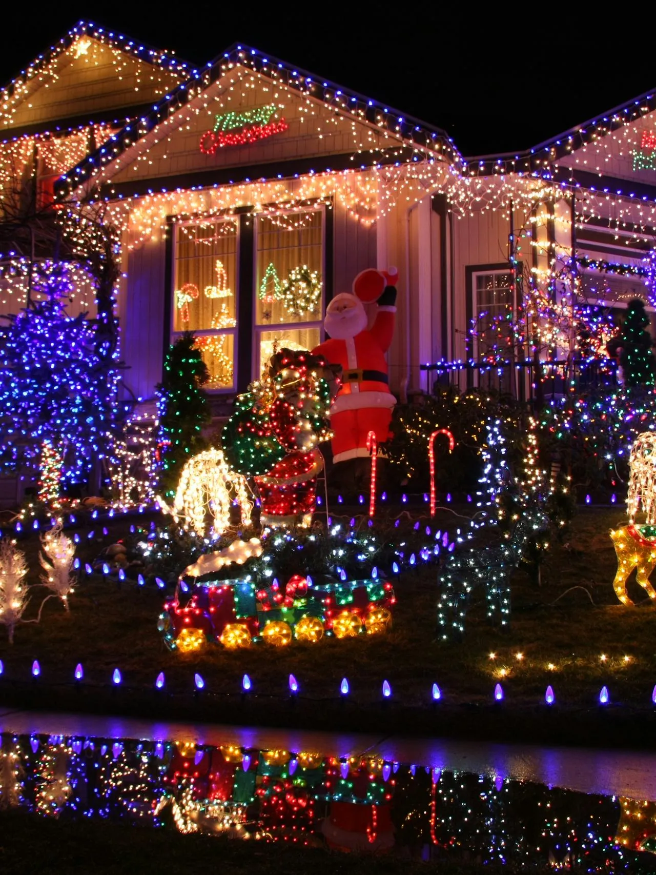 12 Homes With Epic Christmas Lights Displays
