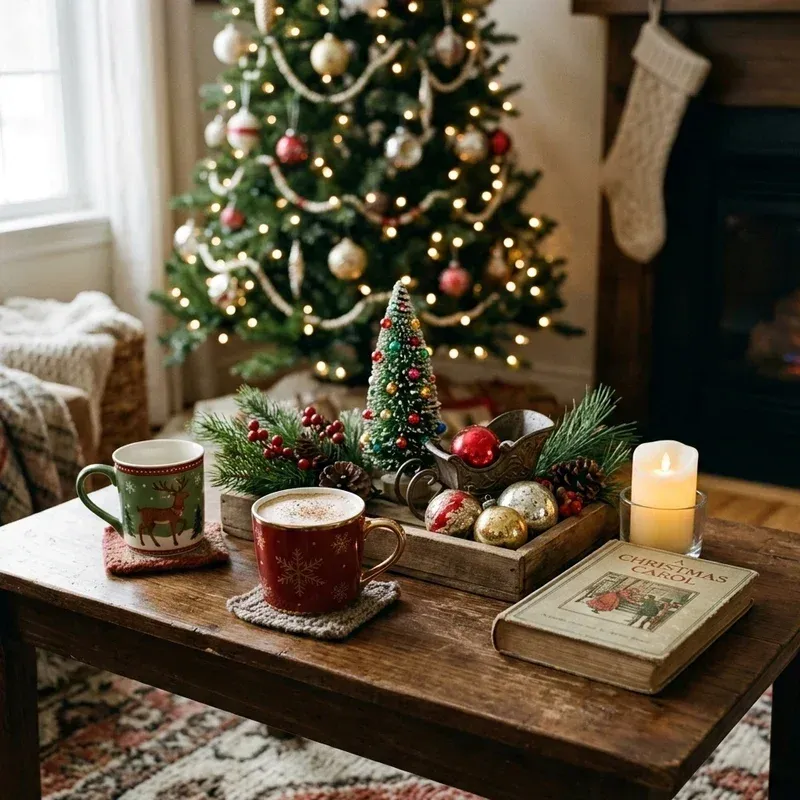 15 Christmas Coffee Table Ideas for Festive Homes