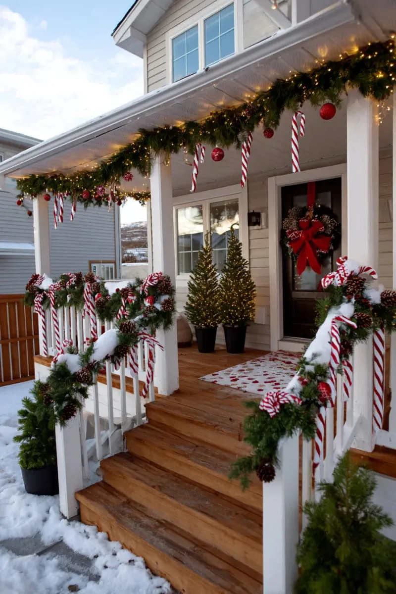 15 Christmas Decor Ideas for a Front Porch DIY That's Simple but Stunning