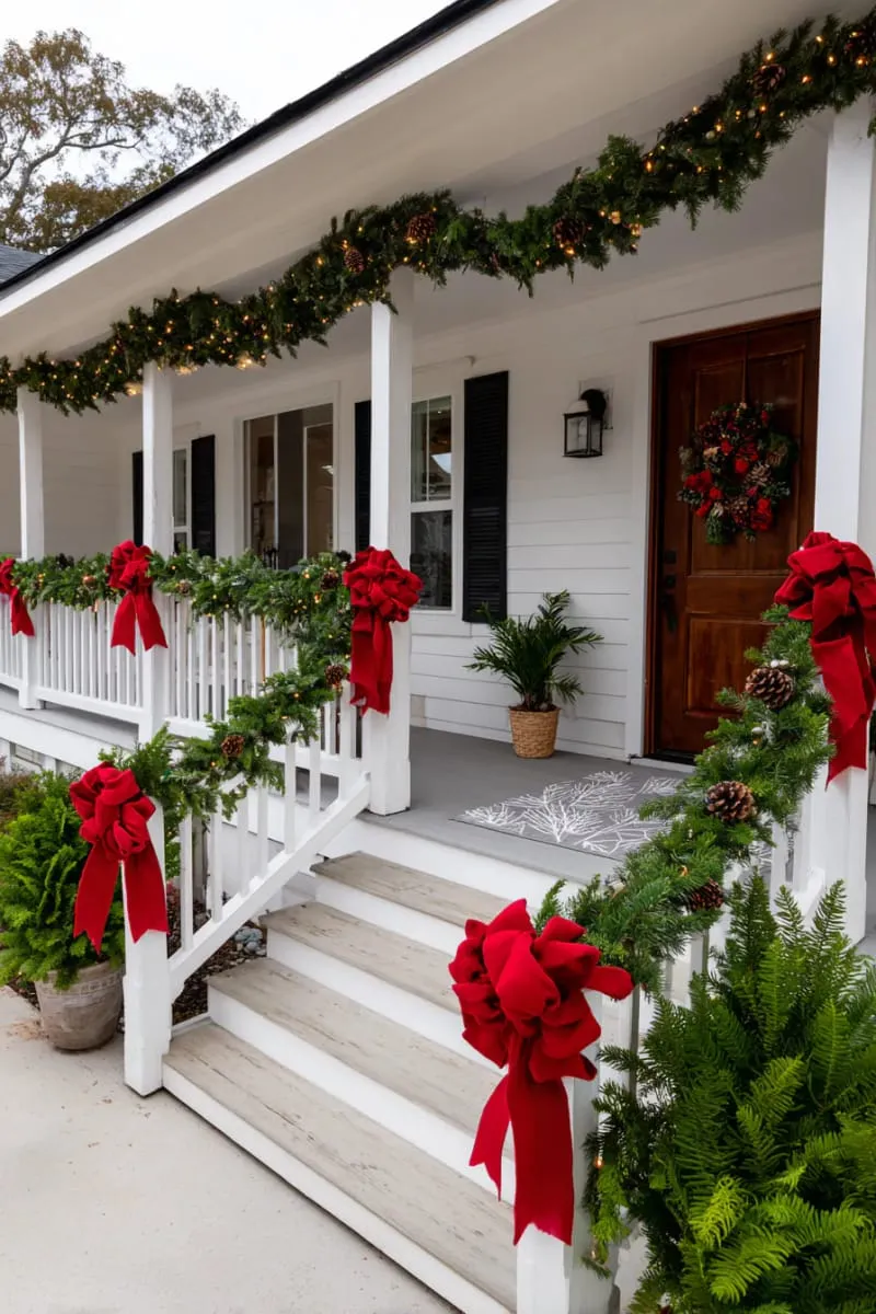 15 Christmas Decor Ideas for a Front Porch DIY That's Simple but Stunning