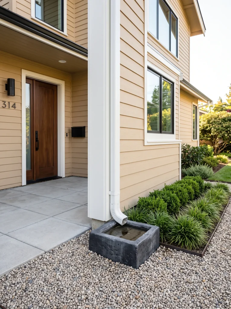 15 Gutter Downspout Drainage Ideas for Your Yard - Dreamy Home Studio