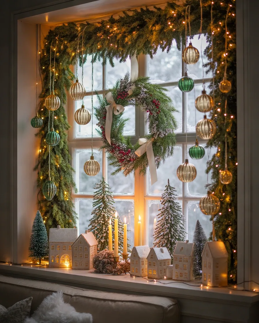 15 Windows Christmas Decoration Ideas to Make Your Home Feel Magical