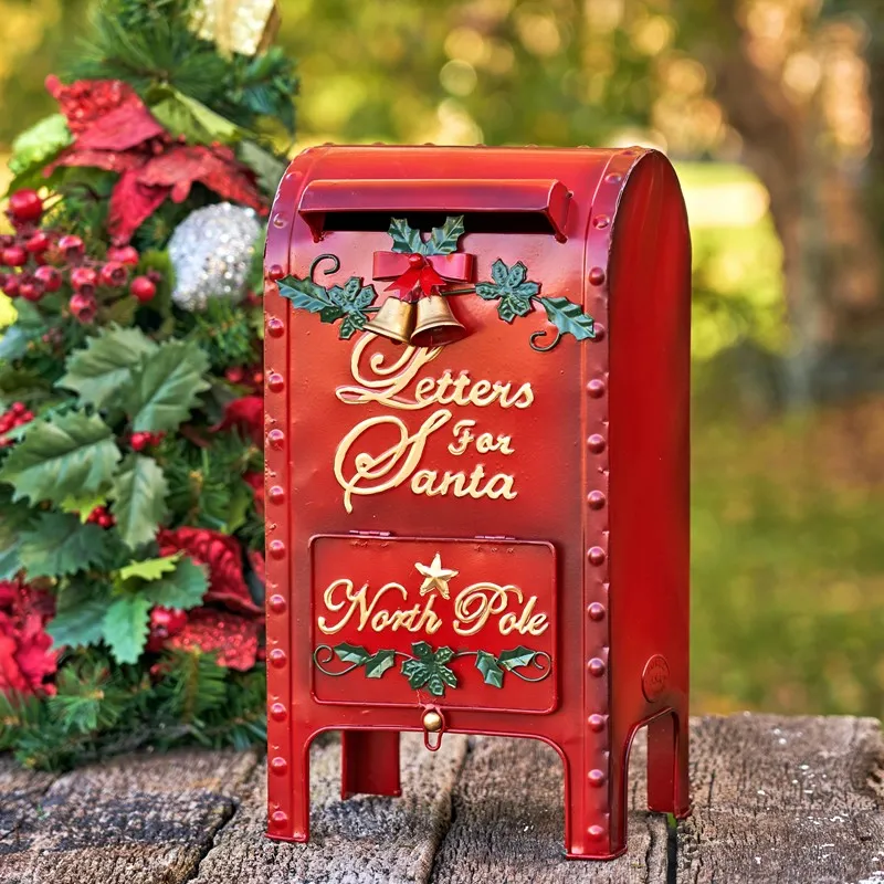 16' Tall Small 'Letters for Santa' Christmas Mailbox