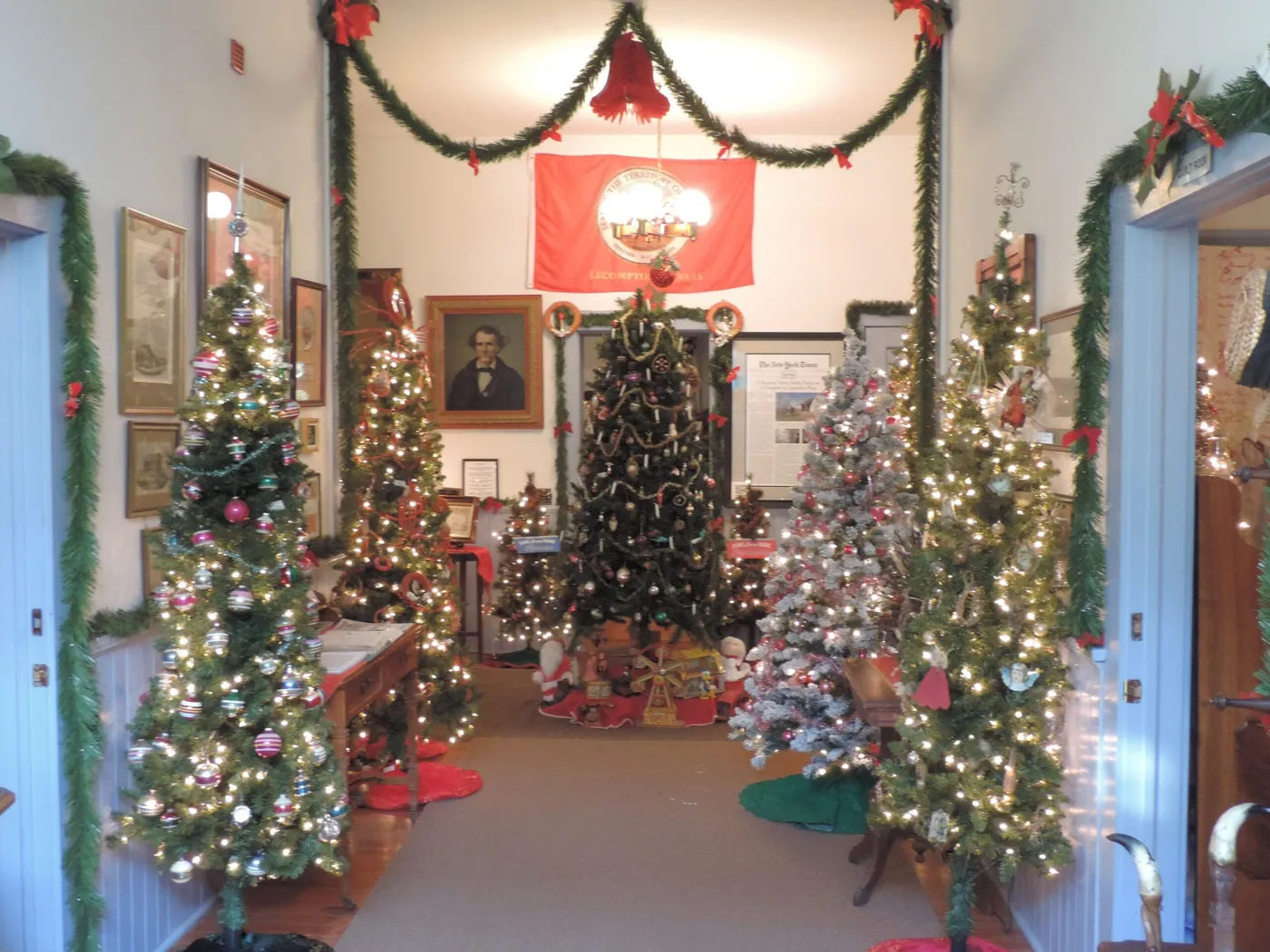 16th Annual Christmas Tree Display | Lecompton Kansas