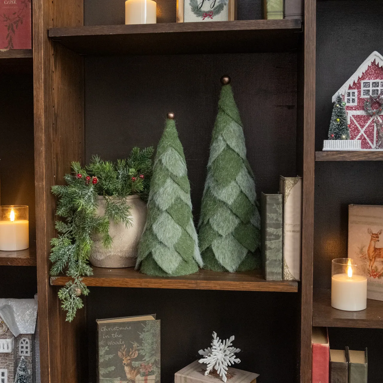 18' GREEN FELT TREE - Ragon House