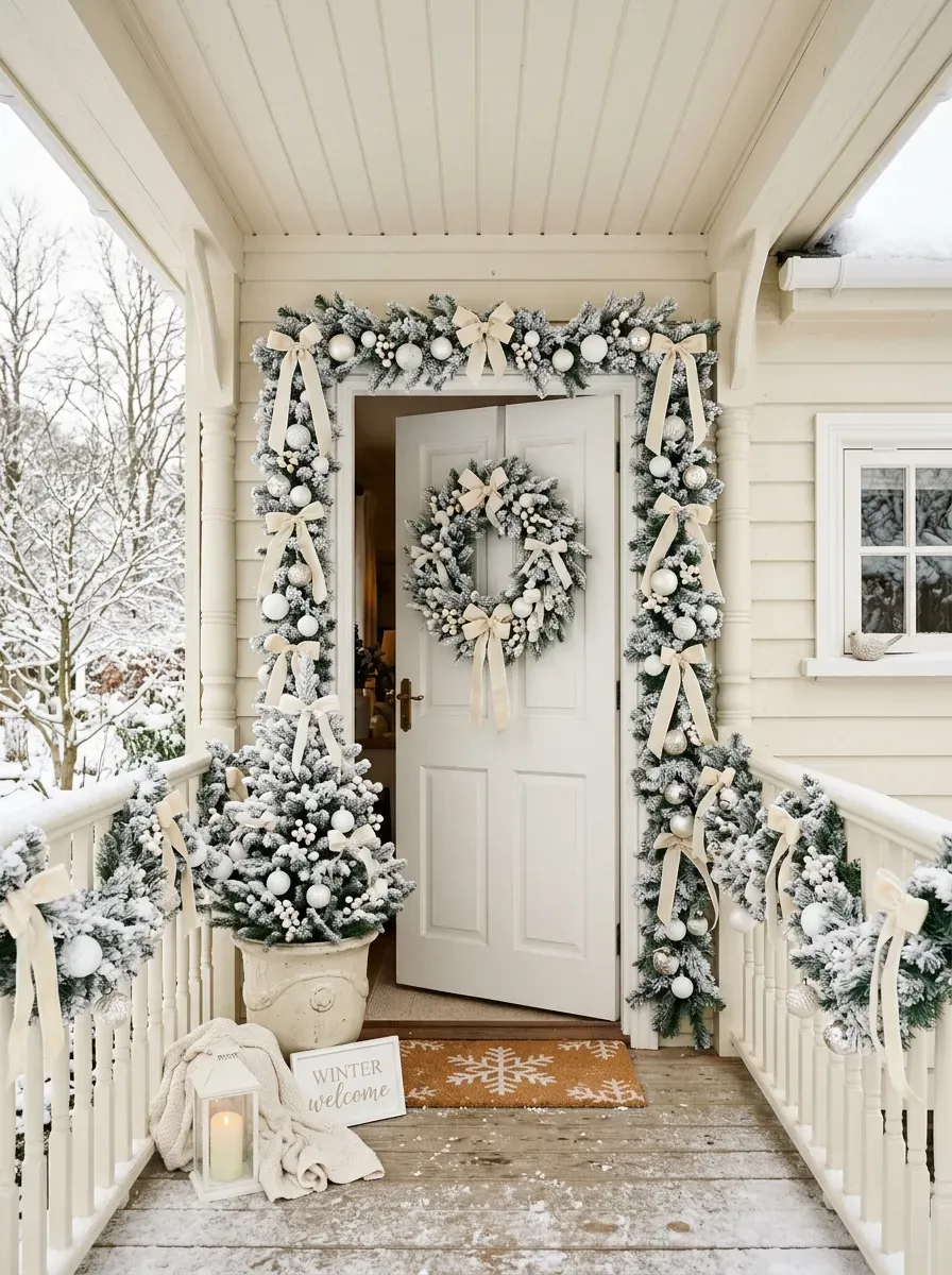 19 Christmas Front Porch Decor Ideas Nobody's Done Yet - zoraventra.com