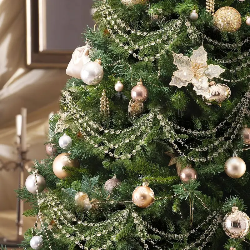 1pc 3 layer christmas crystal wreath fully transparent - Temu Mauritius