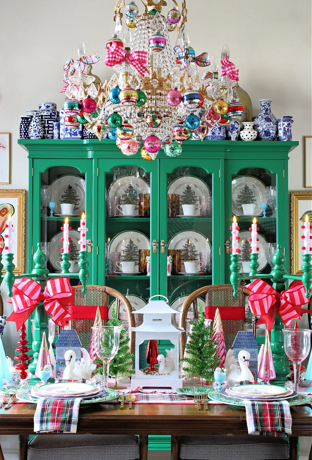 2025 CHRISTMAS HOME TOUR PART 1 || DINING ROOM | Dimples and Tangles