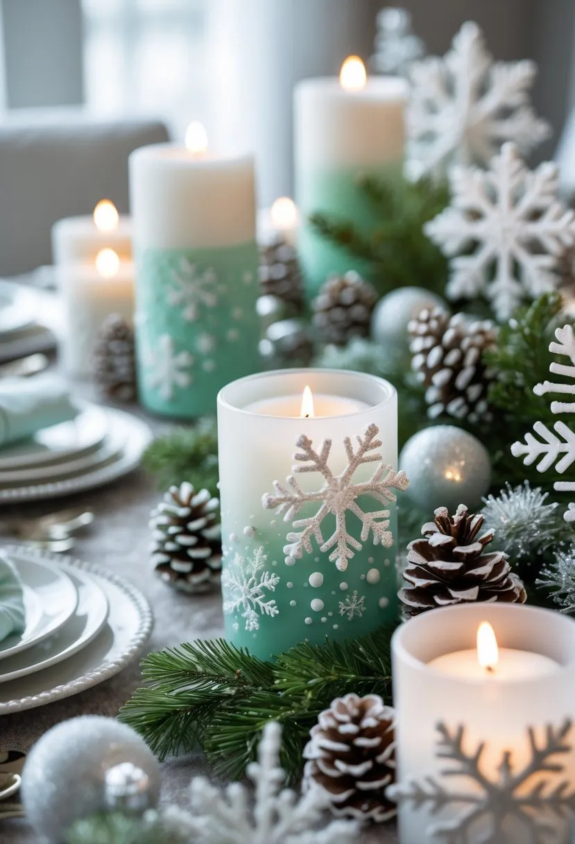 24 Snowflake Tablescape Ideas for a Winter Wonderland Celebration